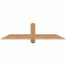 Ekena Millwork Eugene Smooth Timber Gable Bracket, Western Red Cedar, 48"W x 12"H x 3 1/2"D x 3 1/2"F, 6/12 Pitch GBW048X12X0404EUG00SWR - alternate 1